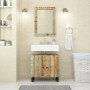 Recycled wood sink cabinet engineered wood 62x33x58 cm by vidaXL, Bathroom furniture - Ref: Foro24-351988, Price: 95,42 €, Di...