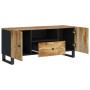 TV stand made of mango wood and plywood, measuring 105x33.5x46 cm. by vidaXL, TV Furniture - Ref: Foro24-351958, Price: 120,5...