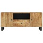 TV-Möbel aus Mangoholz und Sperrholz 105x33,5x46 cm von vidaXL, TV-Möbel - Ref: Foro24-351958, Preis: 120,99 €, Rabatt: %