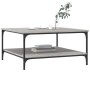 Mesa de centro madera de ingeniería gris Sonoma 80x80x40 cm de vidaXL, Mesas de centro - Ref: Foro24-832841, Precio: 58,85 €,...