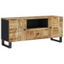 TV stand made of mango wood and plywood, measuring 105x33.5x46 cm. by vidaXL, TV Furniture - Ref: Foro24-351958, Price: 120,5...