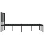 Bed frame with black metal headboard 140x200 cm by vidaXL, Beds and slatted bases - Ref: Foro24-352481, Price: 93,80 €, Disco...