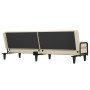 Sofa bed with armrests in cream fabric by vidaXL, Sofas - Ref: Foro24-351934, Price: 249,93 €, Discount: %