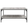 Mesa de centro madera de ingeniería gris Sonoma 80x80x40 cm de vidaXL, Mesas de centro - Ref: Foro24-832841, Precio: 58,85 €,...