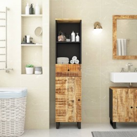 Badmöbel aus massivem Mangoholz 38x33x160 cm von vidaXL, Badezimmermöbel - Ref: Foro24-351998, Preis: 148,36 €, Rabatt: %