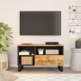 Mango wood and plywood TV cabinet 80x33x46 cm by vidaXL, TV Furniture - Ref: Foro24-351974, Price: 94,74 €, Discount: %