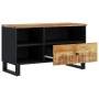 Mango wood and plywood TV cabinet 80x33x46 cm by vidaXL, TV Furniture - Ref: Foro24-351974, Price: 94,74 €, Discount: %