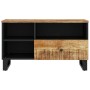 Mango wood and plywood TV cabinet 80x33x46 cm by vidaXL, TV Furniture - Ref: Foro24-351974, Price: 94,74 €, Discount: %