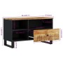 Mango wood and plywood TV cabinet 80x33x46 cm by vidaXL, TV Furniture - Ref: Foro24-351974, Price: 94,74 €, Discount: %