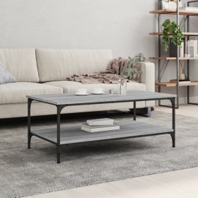 Mesa de centro madera de ingeniería gris Sonoma 100x55x40 cm de vidaXL, Mesas de centro - Ref: Foro24-832836, Precio: 54,17 €...