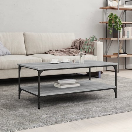 Sonoma gray engineered wood coffee table 100x55x40 cm by vidaXL, Coffee table - Ref: Foro24-832836, Price: 54,26 €, Discount: %