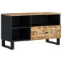 Mango wood and plywood TV cabinet 80x33x46 cm by vidaXL, TV Furniture - Ref: Foro24-351974, Price: 94,74 €, Discount: %