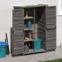 Garden tool shed gray pine wood 83x57x140cm by vidaXL, Sheds - Ref: Foro24-172241, Price: 258,08 €, Discount: %