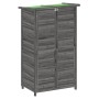 Garden tool shed gray pine wood 83x57x140cm by vidaXL, Sheds - Ref: Foro24-172241, Price: 258,08 €, Discount: %