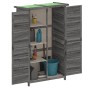 Garden tool shed gray pine wood 83x57x140cm by vidaXL, Sheds - Ref: Foro24-172241, Price: 258,08 €, Discount: %