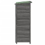 Garden tool shed gray pine wood 83x57x140cm by vidaXL, Sheds - Ref: Foro24-172241, Price: 258,08 €, Discount: %