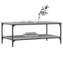 Sonoma gray engineered wood coffee table 100x55x40 cm by vidaXL, Coffee table - Ref: Foro24-832836, Price: 54,26 €, Discount: %