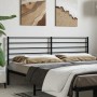 Cabecero de metal negro 180 cm de vidaXL, Cabeceros y pies de cama - Ref: Foro24-352355, Precio: 36,80 €, Descuento: %