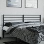 Black metal headboard 180 cm by vidaXL, Headboards and footboards - Ref: Foro24-352355, Price: 36,80 €, Discount: %