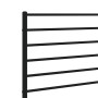 Black metal headboard 180 cm by vidaXL, Headboards and footboards - Ref: Foro24-352355, Price: 36,80 €, Discount: %