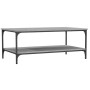 Sonoma gray engineered wood coffee table 100x55x40 cm by vidaXL, Coffee table - Ref: Foro24-832836, Price: 54,26 €, Discount: %