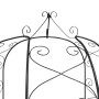 Black steel garden arch Ø180x255 cm by vidaXL, Pergolas, arches and garden trellises - Ref: Foro24-319351, Price: 104,79 €, D...