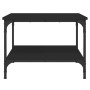 Mesa de centro madera de ingeniería negro 55x55x40 cm de vidaXL, Mesas de centro - Ref: Foro24-832828, Precio: 40,04 €, Descu...