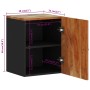 Armario de baño de pared madera maciza reciclada 38x33x48 cm de vidaXL, Muebles de baño - Ref: Foro24-351992, Precio: 81,99 €...