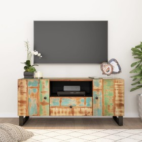 Recycled wood and plywood TV cabinet 105x33.5x46cm by vidaXL, TV Furniture - Ref: Foro24-351960, Price: 147,99 €, Discount: %