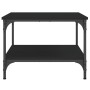 Mesa de centro madera de ingeniería negro 55x55x40 cm de vidaXL, Mesas de centro - Ref: Foro24-832828, Precio: 40,04 €, Descu...