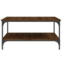 Mesa de centro madera de ingeniería marrón roble 80x80x40 cm de vidaXL, Mesas de centro - Ref: Foro24-832842, Precio: 43,45 €...