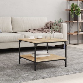 Sonoma oak engineered wood coffee table 55x55x40 cm by vidaXL, Coffee table - Ref: Foro24-832829, Price: 39,99 €, Discount: %