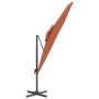 Terracotta double roof hanging parasol 400x300 cm by vidaXL, Umbrellas - Ref: Foro24-319958, Price: 211,42 €, Discount: %