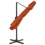 Terracotta double roof hanging parasol 400x300 cm by vidaXL, Umbrellas - Ref: Foro24-319958, Price: 211,42 €, Discount: %