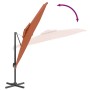 Terracotta double roof hanging parasol 400x300 cm by vidaXL, Umbrellas - Ref: Foro24-319958, Price: 211,42 €, Discount: %