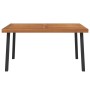 Solid acacia wood garden table 150x90x75 cm by vidaXL, Garden tables - Ref: Foro24-319523, Price: 211,16 €, Discount: %