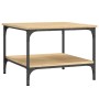 Mesa de centro madera de ingeniería roble Sonoma 55x55x40 cm de vidaXL, Mesas de centro - Ref: Foro24-832829, Precio: 38,36 €...