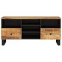 Mango wood and engineered wood TV cabinet 100x33x46 cm by vidaXL, TV Furniture - Ref: Foro24-351978, Price: 99,57 €, Discount: %