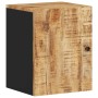 Armario de baño de pared madera maciza de mango 38x33x48 cm de vidaXL, Muebles de baño - Ref: Foro24-351990, Precio: 69,44 €,...