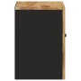 Armario de baño de pared madera maciza de mango 38x33x48 cm de vidaXL, Muebles de baño - Ref: Foro24-351990, Precio: 69,44 €,...