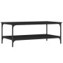 Engineered wood black coffee table 100x55x40 cm by vidaXL, Coffee table - Ref: Foro24-832833, Price: 54,35 €, Discount: %