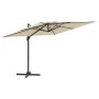 Sand white double roof hanging parasol 300x300 cm by vidaXL, Umbrellas - Ref: Foro24-319943, Price: 238,88 €, Discount: %