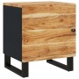 Mesita de noche de madera maciza de acacia 40x33x46 cm de vidaXL, Mesitas de noche - Ref: Foro24-345210, Precio: 46,90 €, Des...