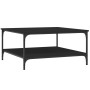 Mesa de centro madera de ingeniería negro 80x80x40 cm de vidaXL, Mesas de centro - Ref: Foro24-832838, Precio: 56,68 €, Descu...