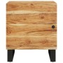 Mesita de noche de madera maciza de acacia 40x33x46 cm de vidaXL, Mesitas de noche - Ref: Foro24-345210, Precio: 46,90 €, Des...