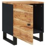 Mesita de noche de madera maciza de acacia 40x33x46 cm de vidaXL, Mesitas de noche - Ref: Foro24-345210, Precio: 46,90 €, Des...