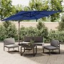 Sombrilla colgante de doble techo azul celeste 300x300 cm de vidaXL, Sombrillas - Ref: Foro24-319953, Precio: 210,89 €, Descu...