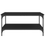 Mesa de centro madera de ingeniería negro 80x80x40 cm de vidaXL, Mesas de centro - Ref: Foro24-832838, Precio: 56,68 €, Descu...