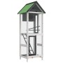 Gray pine solid wood birdhouse 60x58.5x160 cm by vidaXL, Feet and bird cages - Ref: Foro24-172256, Price: 137,49 €, Discount: %