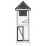 Gray pine solid wood birdhouse 60x58.5x160 cm by vidaXL, Feet and bird cages - Ref: Foro24-172256, Price: 137,49 €, Discount: %